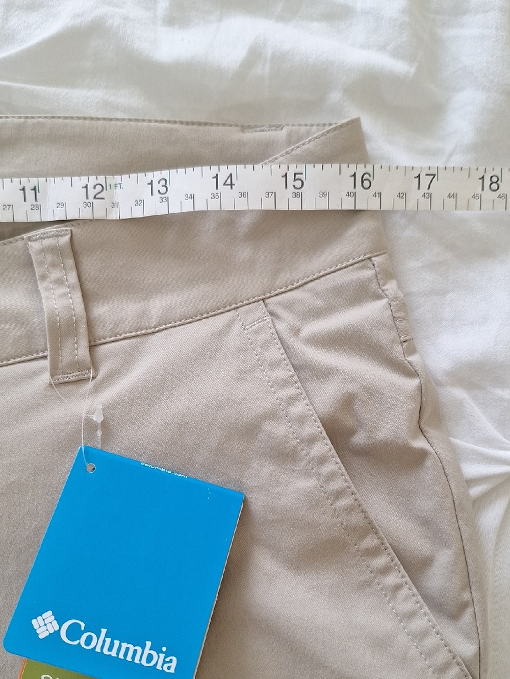 Columbia NWT Hiking Pants Khaki Pants Women Water Resistant Pants Camp Trail - Picture 9 of 11